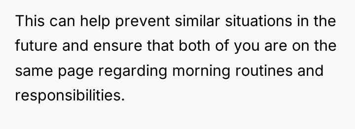 This can help prevent similar situations in the future and...