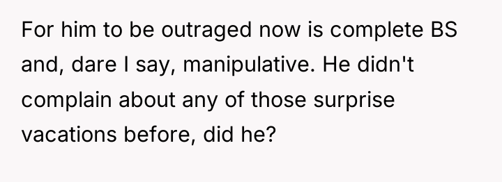 For him to be outraged now is complete BS and,...
