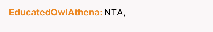 EducatedOwlAthena NTA,