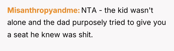 Misanthropyandme NTA - the kid wasn't alone and the dad...