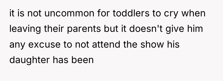 it is not uncommon for toddlers to cry when leaving...