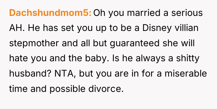 Dachshundmom5 Oh you married a serious AH. He has set...