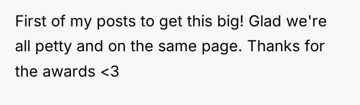 First of my posts to get this big! Glad we're...
