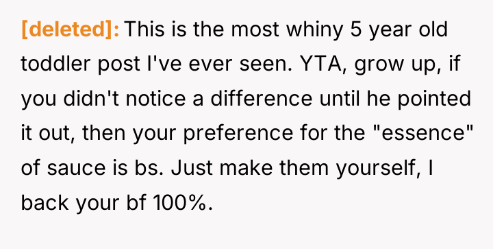 [deleted] This is the most whiny 5 year old toddler...