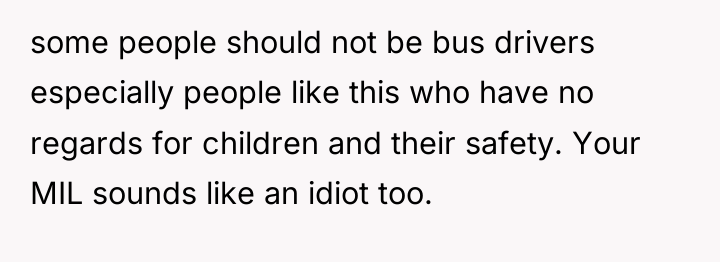 some people should not be bus drivers especially people like...