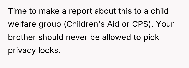 Time to make a report about this to a child...