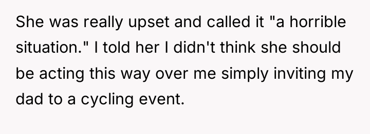 She was really upset and called it "a horrible situation."...