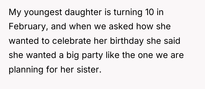My youngest daughter is turning 10 in February, and when...