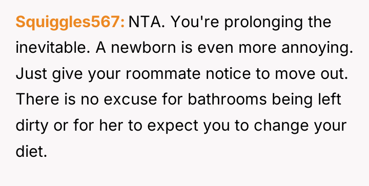 Squiggles567 NTA. You're prolonging the inevitable. A newborn is even...