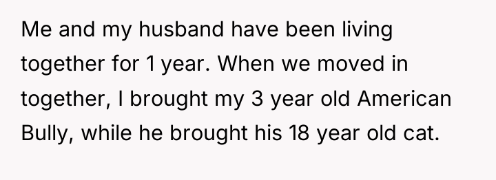 Me and my husband have been living together for 1...
