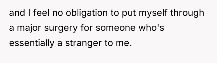 and I feel no obligation to put myself through a...