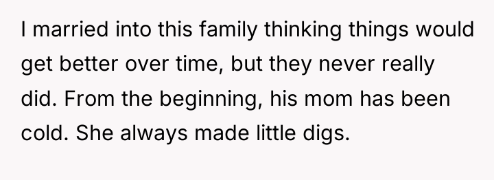 I married into this family thinking things would get better...