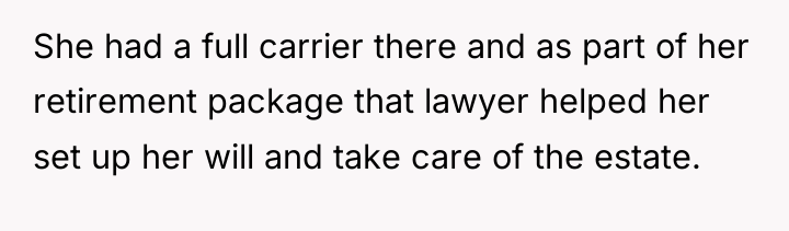 She had a full carrier there and as part of...