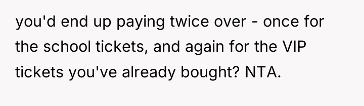 you'd end up paying twice over - once for the...