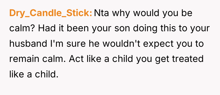 Dry_Candle_Stick Nta why would you be calm? Had it been...