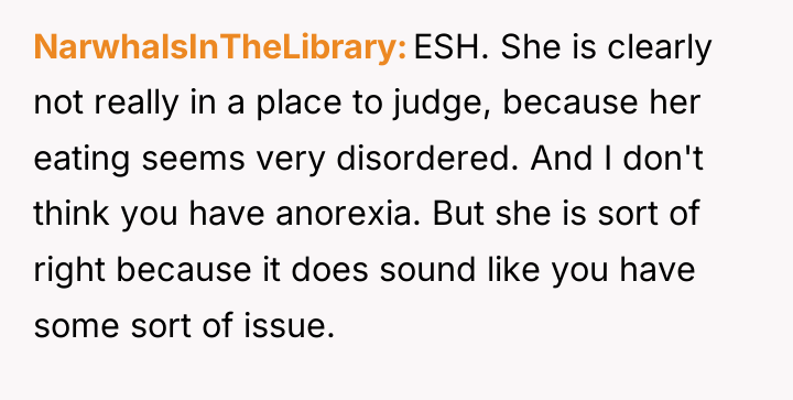 NarwhalsInTheLibrary ESH. She is clearly not really in a place...
