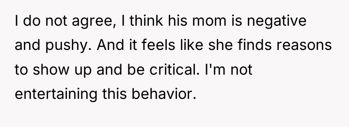 I do not agree, I think his mom is negative...