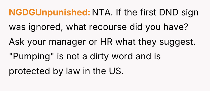 NGDGUnpunished NTA. If the first DND sign was ignored, what...