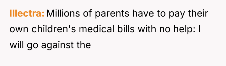 Illectra Millions of parents have to pay their own children's...
