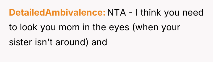 DetailedAmbivalence NTA - I think you need to look you...