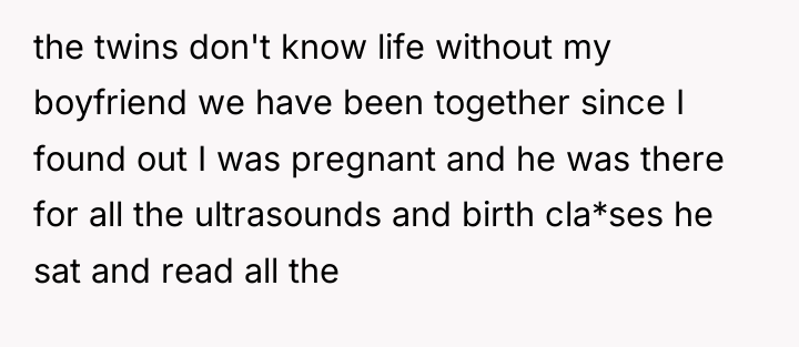 the twins don't know life without my boyfriend we have...