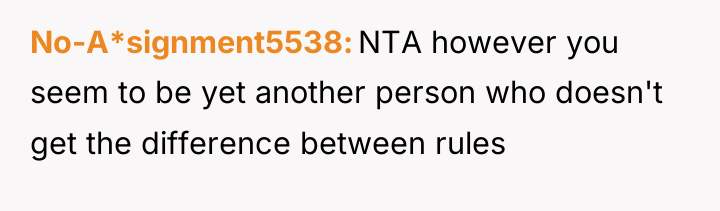No-A*signment5538 NTA however you seem to be yet another person...