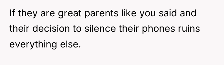 If they are great parents like you said and their...