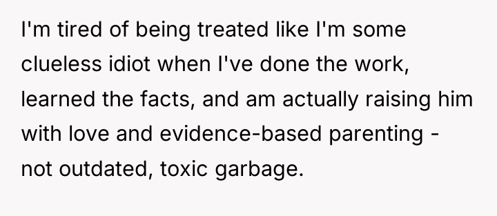 I'm tired of being treated like I'm some clueless idiot...