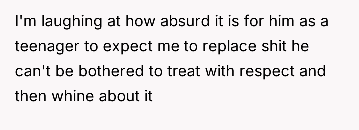 I'm laughing at how absurd it is for him as...
