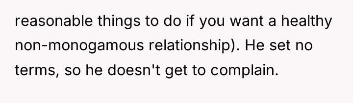 reasonable things to do if you want a healthy non-monogamous...