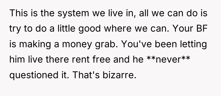 This is the system we live in, all we can...