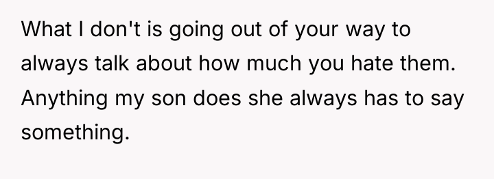 What I don't is going out of your way to...
