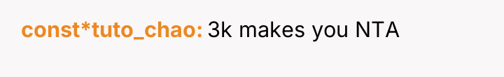 const*tuto_chao 3k makes you NTA