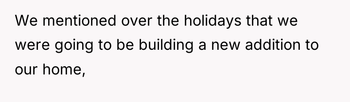 We mentioned over the holidays that we were going to...
