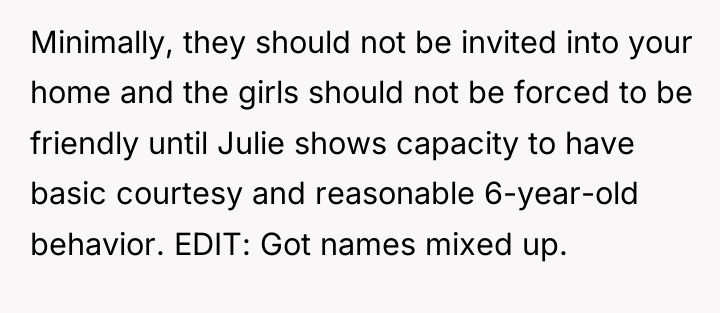 Minimally, they should not be invited into your home and...