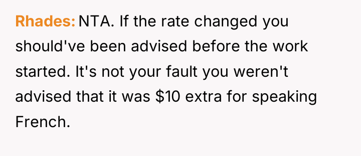 Rhades NTA. If the rate changed you should've been advised...