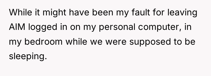 While it might have been my fault for leaving AIM...