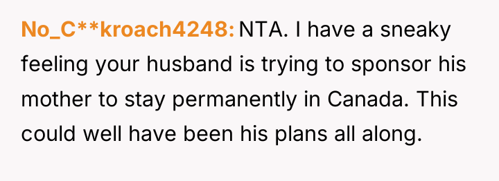 No_C**kroach4248 NTA. I have a sneaky feeling your husband is...