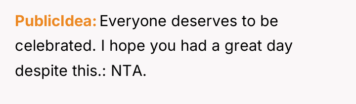 PublicIdea Everyone deserves to be celebrated. I hope you had...