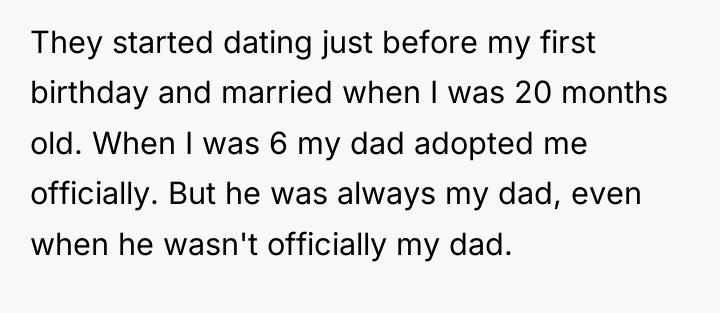 They started dating just before my first birthday and married...