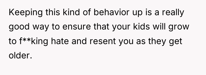 Keeping this kind of behavior up is a really good...