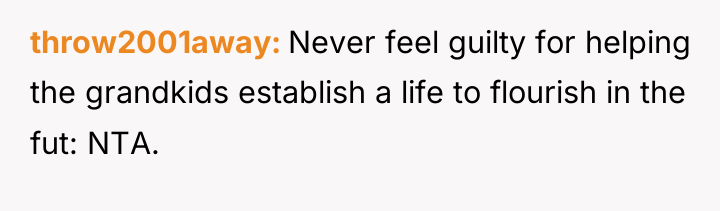 throw2001away Never feel guilty for helping the grandkids establish a...