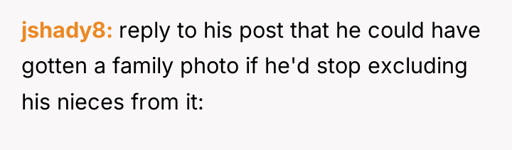 jshady8 reply to his post that he could have gotten...