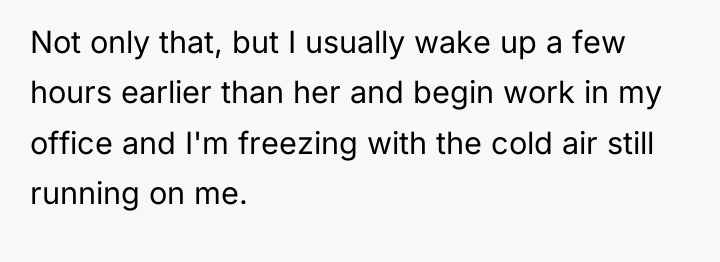 Not only that, but I usually wake up a few...