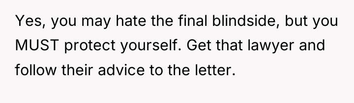 Yes, you may hate the final blindside, but you MUST...