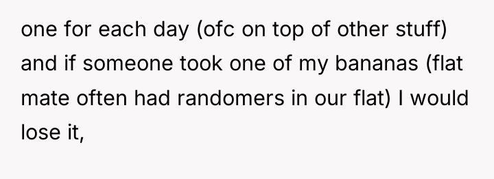 one for each day (ofc on top of other stuff)...