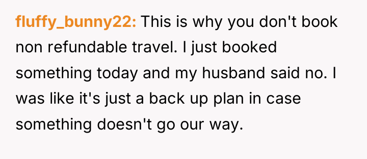 fluffy_bunny22 This is why you don't book non refundable travel....