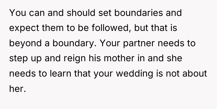 You can and should set boundaries and expect them to...