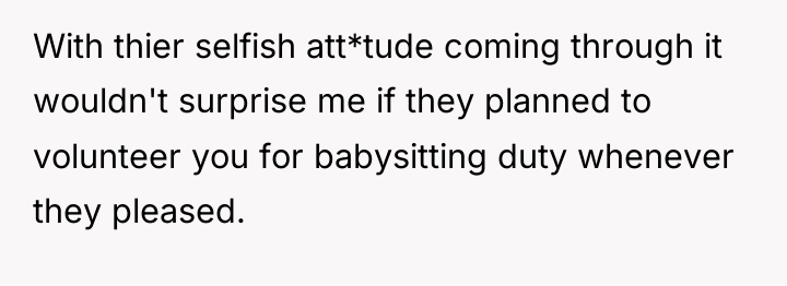 With thier selfish att*tude coming through it wouldn't surprise me...