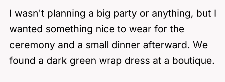I wasn't planning a big party or anything, but I...